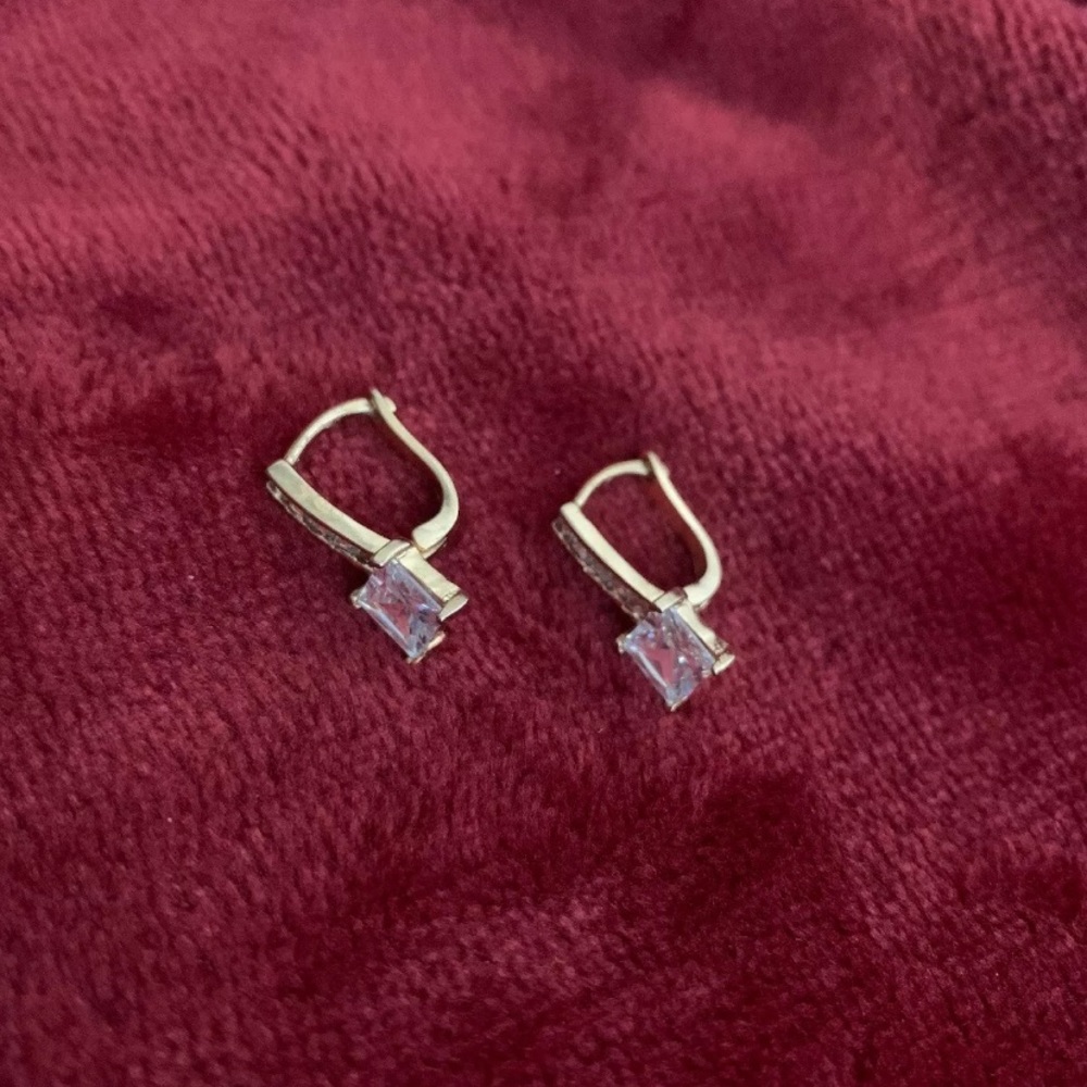 Gold Diamond Earrings